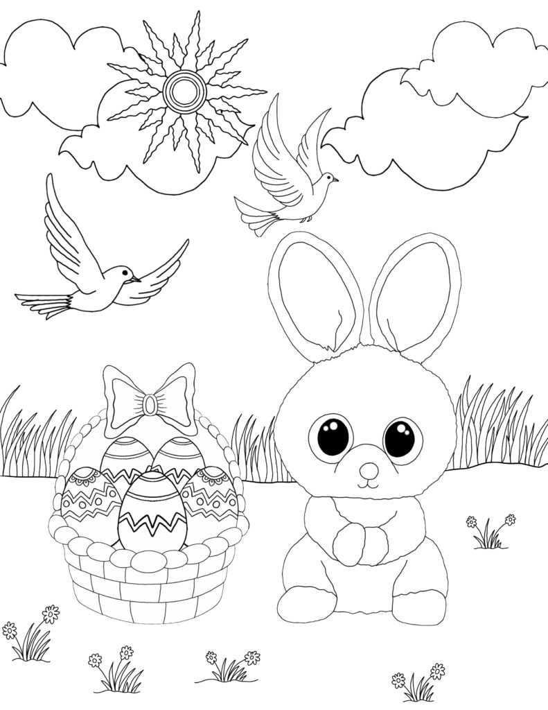 Easter Coloring Page