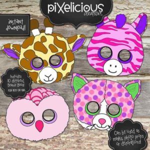 Beane Boo Face Mask Templates