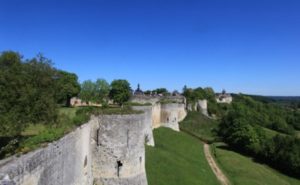 Ruins of Coucy Castle in France