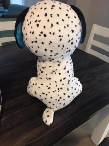 Chloe after sewing